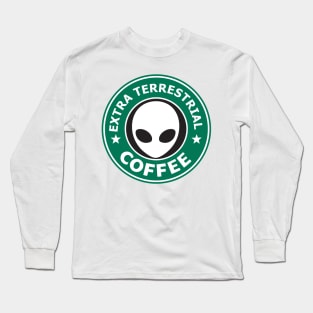 Extra Terrestrial Coffee Long Sleeve T-Shirt